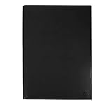 Exacompta Semainier SAD 29 Vérone 297771E  Septembre 2019 à Décembre 2020 semaine sur 2 pages avec une grille verticale et le dimanche entier couverture matière lisse 21x29,7 cm coloris noir