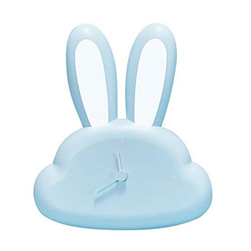 Preisvergleich Produktbild Menschlicher Körper Sensor Nachtlicht, Niedliches Kaninchen Kinderzimmer Nachtlicht Mit USB Aufladung, Multifunktionale Schlafzimmerlampe Mit Uhr Für Kinder Jugendliche Erwachsene Babys Schlafzimmer