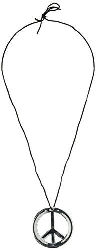 Rire Et Confetti - Fiehip025 - Accessoire pour Déguisement - Set D'accessoires - Set Hippie - Collier + Boucles d'oreilles