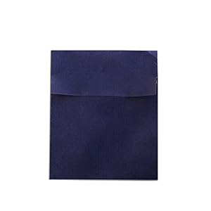 Lot de 10 Petite Papier bleue Sachets, 9,5 x 14 cm, pour pochettes cadeaux, calendrier de l'avent, cadeaux, etc.