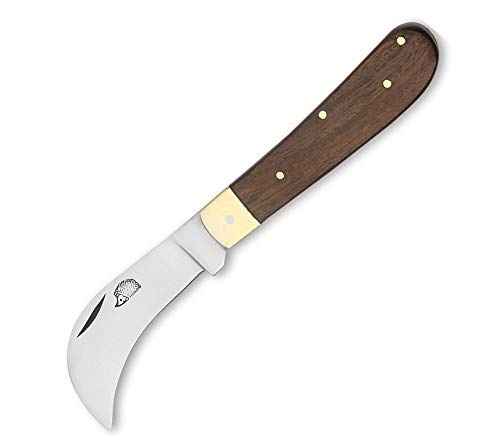 3612 Rosewood handle classic french 'serpette' 10cm gardeners pruner..Unlockable folding blade, blad 3612 Rosewood handle classic french 'serpette' 10cm gardeners pruner..Unlockable folding blade, blad