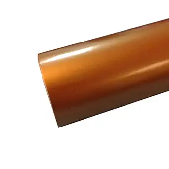 ORACAL 12 x 10 Ft Roll of Glossy 651 Metallic Copper Vinyl for Craft Cutters and Vinyl Sign Cutters
