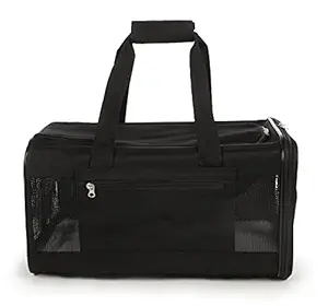 TrustyPup Travel Easy Explorer Airline Approved Pet Carrier, Medium, Black