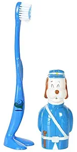 VBaby Officer Dog Animal Cartoon Tooth Brush Toy for Baby Boys Girls and Kids (White)