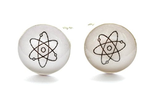 Atom Cufflinks, Molecule Cufflinks, Science Cufflinks, Physics Cufflinks
