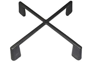 FRANZA Pfannenträger (Dreifuß) von Wokbrenner Anthrazit für u.a AEG Kochfeld 140019925043