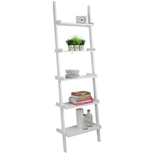 Hartleys – Leiterregal mit 5 Böden – weiß - 2