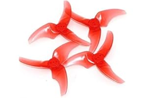TINY HAWK EMAX 2 Pairs Avan Rush Propellers 2.5 Inch 3-Blade Props 2CW 2CCW Propellers for 3S to 4S 1106 Brushless Motor Tinyhawk II Freestyle, Tinyhawk III Plus Freestyle RC Quadcopter FPV Racing Drone