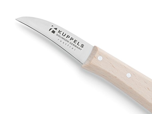 Kuppels B451643100 2-teilig Küchenmesser Set Solingen Rostfrei Buchenholz, Edelstahl, silber, 2 Einheiten - 2