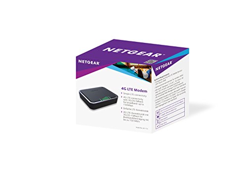 Netgear LB1110-100EUS 4G LTE Modem (150 / 50 Mbit/s, LTE Cat 4, UMTS DC-HSPA+, Quad band GSM, 3FF micro SIM card slot, Gigabit LAN Port, 2x TS9-Anschlüsse & 3G/2G-Fallback) - 9
