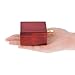Andoer® Red Wood Musical Box Hand Crank Gold Movement Music Box with Built-in Mirror Melody Castle in the Sky