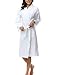 Produktbild Damen High Qualitat Saugfahiger Waffel Bademantel Zu Hause oder fur Hotel White Gr.M