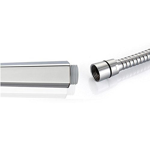 DSIKER® Wellness wasserspar Duschkopf, 3 verschiedenen Strahlfunktionen,Push-Control-Flow Control-Taste für einfache Einhandbedienung Wellnessbrause, Brausekopf, Brause, showerhead,Rainshower Regendusche Duschbrause Handbrause,3 Strahlarten,chrom - 7