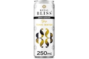 Royal Bliss - Eau tonique aux parfums exotiques - YUZU - Sans sucre - 12 boîtes de 25 CL