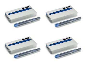 Lamy T10: Vier Päckchen mit 5 Tintenpatronen, Farbe: blau (insgesamt 20 Tintenpatronen) - 2