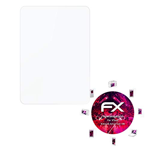 atFoliX Kunststoffglas Folie für VTech Kidizoom Action Cam 180 Glasfolie - FX-Hybrid-Glass elastische 9H Kunststoff Panzerglasfolie - Besser als Echtglas Panzerfolie atFoliX Kunststoffglas Folie für VTech Kidizoom Action Cam 180 Glasfolie - FX-Hybrid-Glass elastische 9H Kunststoff Panzerglasfolie - Besser als Echtglas Panzerfolie