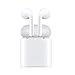 Price comparison product image GEJIN Wireless Headphones Bluetooth Earbuds Stereo In-Ear Earpieces Earphones Hands Free Noise Cancelling for AirPods iPhone X 8 8plus 7 7plus 6S Samsung Galaxy S7 S8 IOS Android (White)