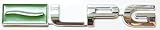 Cromo Verde LPG INSIGNIA MALETERO 140x20mm Universal Wing Bagde