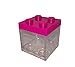 Produktbild 10 x Schachtel Konfekt Plexiglas Steine Bausteine pink