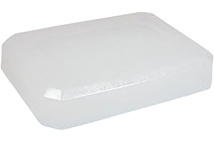 Rayher Kreativ-Seife, hautfreundlich, Block 1500 g, handgemacht, Wellness zum Selbermachen, 100% vegan, frei von tierischen Fetten und Ölen, Handseife, feste Seife, transparent/weiß, 34470702