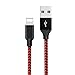 Produktbild Ruiboury 2m Nylon Geflochtene 8-Pin-Ladekabel USB-Ladegerät-Schnur für iPhone 7 7 Plus-6S Plus-5S für iPad