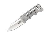 Verschlussart: Liner Lock SOG Herren Taschenmesser Cash Card silber, One Size