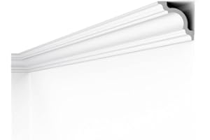 NMC DECOFLAIR N.M.C France - Moulure Blanche Polystyrene 80X80Mm Unite