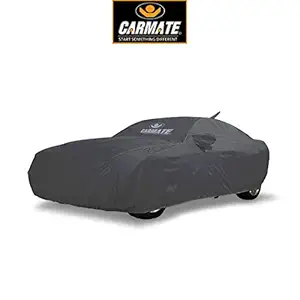 CARMATE Eco Custom Fit Car Body Cover for Volkswagen Ameo - Grey (with Side Mirror & Antenna Pockets)