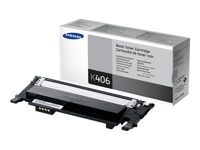 1x Original Toner Samsung CLT-K406S Xpress C 460 Series - BLACK - Leistung: ca. 1500 Seiten -