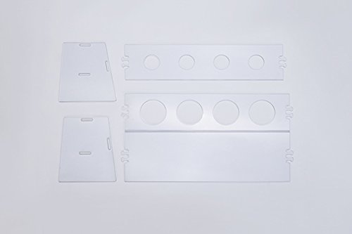 Praktischer Eiswaffelständer aus Acrylglas (PetG) mit 4 Löchern – Eishalter zum Verzieren – Eiswaffelhalter – - 3