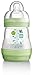 MAM Breast Feeding Starter Set including Breast pump and Anti colic self sterilising bottles (Green)