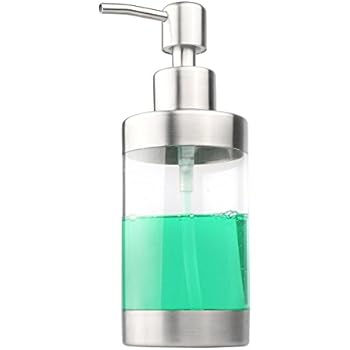 Seifenspender Seife Pumpe Metall Pumpe 304 Edelstahl Klar Acryl Chrom