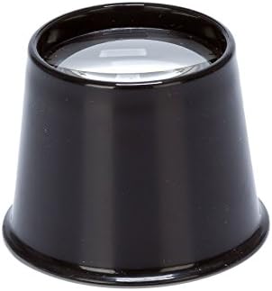 GOLDIFLORA OPTICS MG 13B-5 Watchmaker’s Loupe x10 Magnification 25 mm Lens Diameter Includes x1 Microfibre Cloth Free of Charge x1 Bottle SPEZIAL Lens Cleaner 30 ml x1 Credit Card Size Magnifying Glass x2.5 Magnification