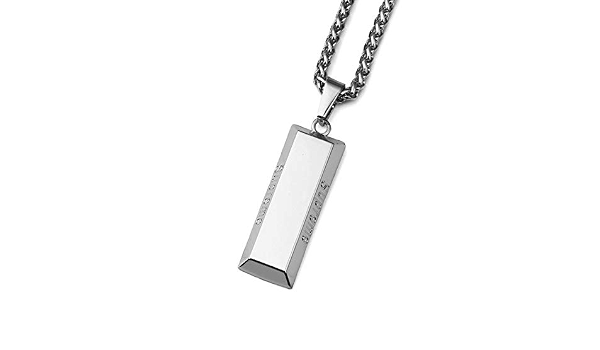 Supreme Silver Bar Necklace Hotsell, 54 