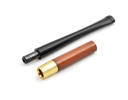 10cm Mundstück für die Zigaretten aus dem Birnbaum, handgemacht für SLIM Zigaretten - 3