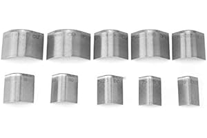 Estink - Lot de 10 outils de découpe d'angle pour cuir 2-18 mm - Portefeuille et coins - Fait à la main