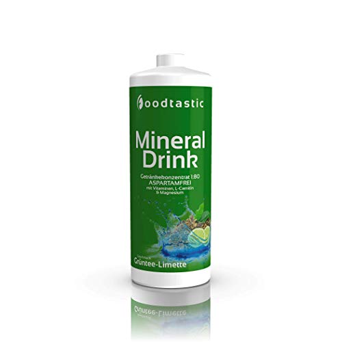 Foodtastic LC Drink 1000ml Grüntee-Limette + Dosierpumpe