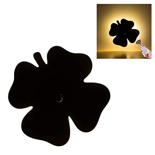 Preisvergleich Produktbild Silhouette Nachtlicht mit Bewegungssensor LED Kabellos Wandlampe 2 Beleuchtungsmodus Fernbedienung 10 Helligkeit und Timing USB Wiederaufladbare Schrank Lichter für Kinder Schlafzimmer Flur Treppen,B