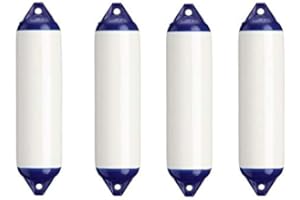 PARACHINISHOP PARABORDO POLYFORM 4 Pezzi F3 Ø MM 220 X 745 Bianco Calotta Blu Accessori Barca Nautica