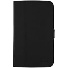 Speck SPK-A2119 - Funda de piel sintética con soporte integrado para Samsung Galaxy Tab 3 8.0, Negro