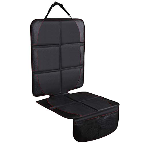 LUOLLOVE Protezione Sedile Auto per Sedile Bambini,Coprisedile Seggiolino Auto Universale con Materiale Premium Oxford per Proteggere la Tappezzeria in Pelle del Veicolo, Compatibile con ISOFIX