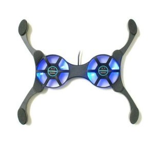 USB-Mini-Octopus Laptop Notebook Lüfter Kühler Cooling Pad Faltung Coller Lüfter mit Retail-Box - schwarz
