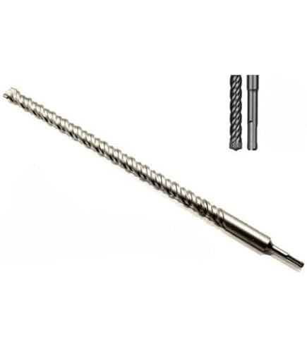 Punta Per Trapano A Percussione SDS PLUS 100 Cm X 30 Mm - Per Calcestruzzo, Mattoni, Pietra, Professionale