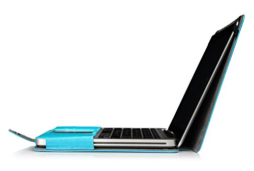 TECOOL Macbook Pro 13 H  lle  Hochwertiger PU-Leder Schutzh  lle PU-Leder Snap Case Notebook Sleeve Tasche Cover H  lle f  r Apple Macbook Pro 13 13 3