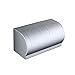Produktbild Aluminium wasserdicht Toilettenpapier Dachbox Matt geschlossene kreisförmige Volumen-Fach längliche Toilettenpapierhalter