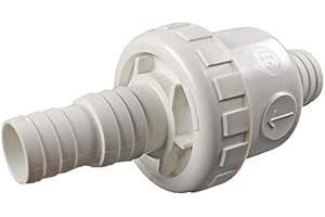 PRAHER | PERAQUA Rückschlagventil für Pool - Schwimmbad mit 38 mm Schlauchanschluss - optimal für Sandfilter