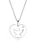 Produktbild Diamore Damen-Kette mit Anhänger Engel 925 Silber Diamant (0.03 ct) weiß Brillantschliff 45 cm - 0105180815_45
