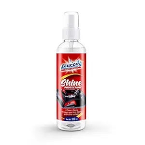 Blueoxy Shine Protectant Spray 200 ml - Pack of 1 | Used to Cleans, Shines & Protects Your Vinyl, Rubber, Plastic and Leather Surfaces | Eco-Friendly