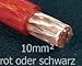 Produktbild 10mm2 Stromkabel - Powerkabel made in Germany OFC Kupfer, Farbe:schwarz