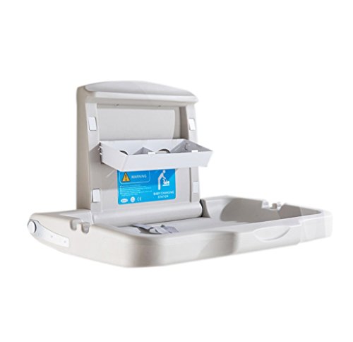Preisvergleich Produktbild Wickeltisch / Badezimmer PP-Material Pflegetisch Klappbares Hoteleinkaufszentrum Wandmontierte Mütter- und Kinderbetten M-B2-3 Aufweitung und Verdickung Krankenpflegetisch 20 kg Belastung